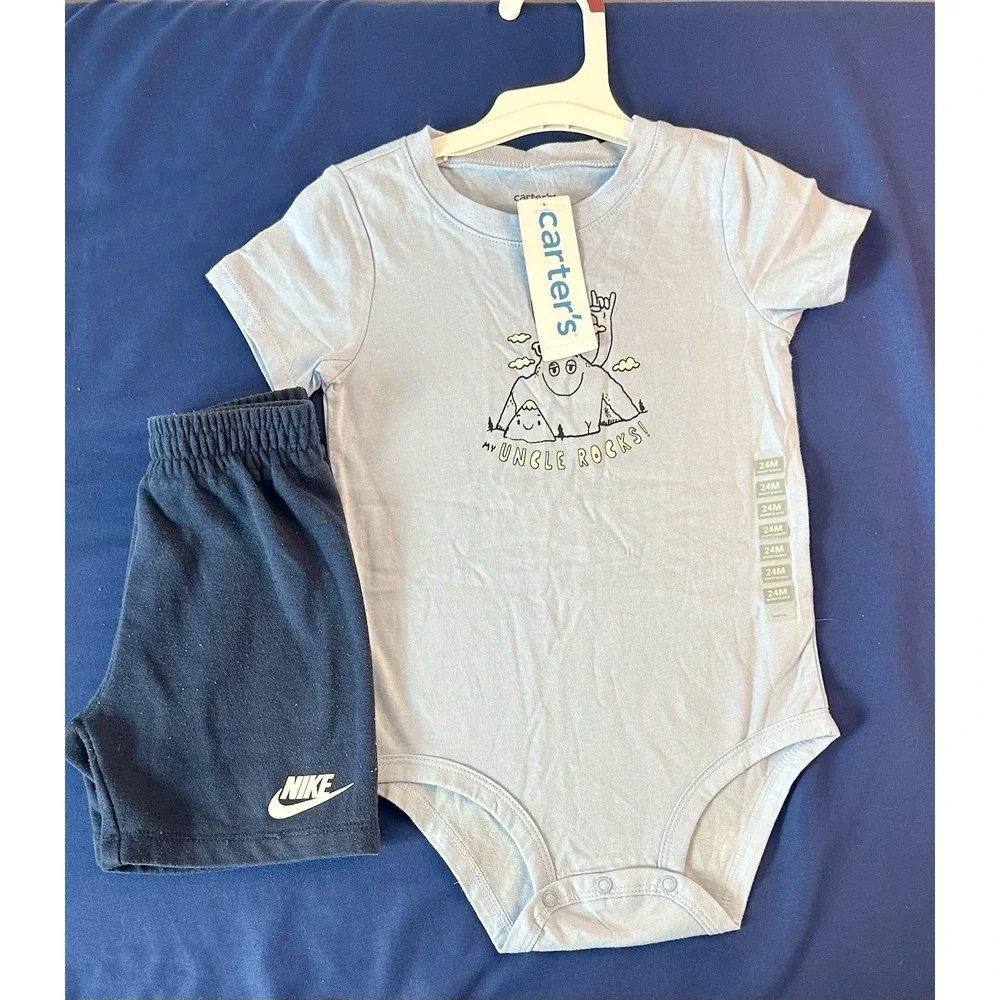 Huge Lot‎ Baby Boys Clothes 18 24 Months NEW &EC Carters Summer Nike Disney Sets